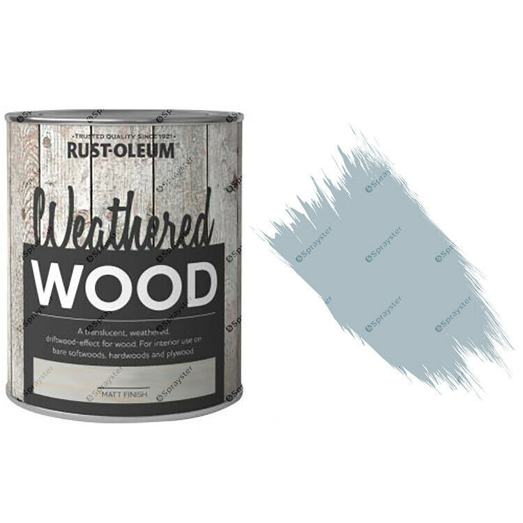 Rust-Oleum Blue Haze Weathered Wood Paint Matt 750ml